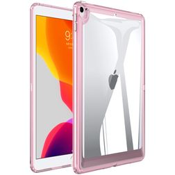 Mobigear Crystal iPad Air 4 (2020) Coque arrière rigide - Transparent / Rose