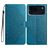 Mobigear Mandala iPhone 18 Pro Étui Portefeuille - Bleu