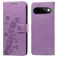 Mobigear Flowers Housse Google Pixel 11 Pro Etui Porte-Monnaie - Violet