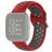 Mobigear Sport Plus Buckle Bracelet Silicone Fitbit Versa 2 Fermeture boucle ardillon - Rouge / Gris