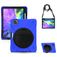Mobigear SureGrip XGuard Coque iPad Pro 11 Pouces (2021) Coque arrière en Plastique rigide,Silicone + Porte-crayon + Bandoulière + Support Amovible - Bleu