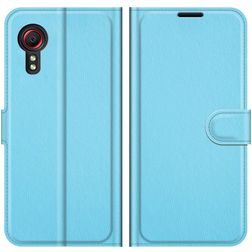 Mobigear Classic Housse Samsung Galaxy Xcover 5 Etui Porte-Monnaie - Bleu