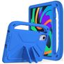 Mobigear AeroArmor Coque Lenovo Tab P12 Coque de tablette pour enfants avec Poignée Enfants en EVA + Porte-crayon - Bleu