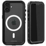 Mobilize Waterproof Coque iPhone 16 Plus MagSafe Coque arrière Imperméable Rigide - Noir