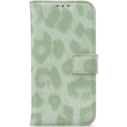 My Style Flex Wallet Housse iPhone 15 Pro Max Etui Porte-Monnaie - Green Leopard