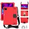 Mobigear HexStrap Coque iPad Pro 11 Pouces (2024) Coque arrière en EVA + Bandoulière - Rouge