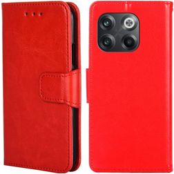 Mobigear Wallet Housse OnePlus 10T Etui Porte-Monnaie - Rouge