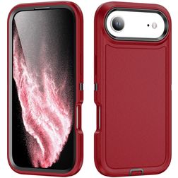 Mobigear Rugged iPhone Air Plastique rigide Coque arrière Antichoc - Rouge