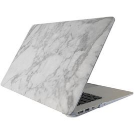 Mobigear Marble MacBook Pro 13 Pouces (2008-2012) Coque - Blanc / Gris - Model A1278