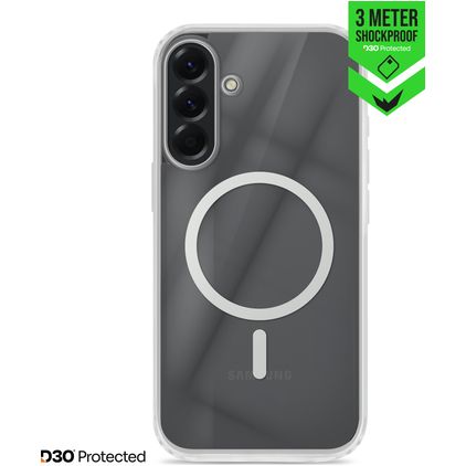 Striker X-Core Xtreme Impact Coque Transparente Samsung Galaxy A56 MagSafe Coque arrière Rigide Anti-Chocs - Transparent