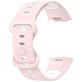 Mobigear Sport Dual Bracelet Silicone Fitbit Charge 5 Fermeture à clou et passant - Blanc / Rose