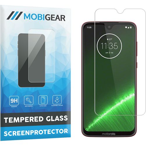 Mobigear Motorola Moto G7 Verre trempé Protection d'écran - Compatible Coque