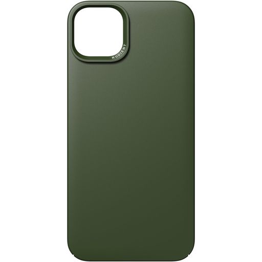 Nudient Coque iPhone 14 Plus MagSafe Coque arrière en Silicone - Pine Green