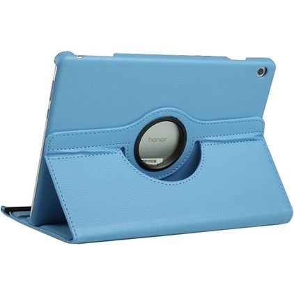 Mobigear DuoStand Coque Huawei MediaPad T5 10.1 Etui Rotatif - Bleu