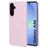 Mobiparts Slim Line Samsung Galaxy A36 MagSafe Plastique rigide Coque arrière - Blush Pink