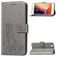 Mobigear Clover Housse iPhone 7 Etui Porte-Monnaie - Gris