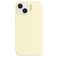 Nudient Base Coque iPhone 14 Coque arrière en Silicone - Pale Yellow