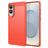 Mobigear Brushed Slim Coque Samsung Galaxy S25 Edge Coque arrière en TPU Souple - Rouge