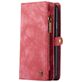 Caseme 008 Housse iPhone 11 Pro Etui avec Coque Détachable Porte-Monnaie - Rouge