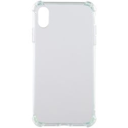 Mobigear Cushion iPhone XR TPU souple Coque arrière Antichoc - Vert