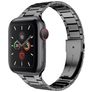 Mobigear Lissabon Bracelet Acier Apple Watch Fermeture boucle déployante - 42/41/40/38 mm - Gris sidéral