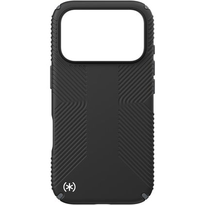 Speck Presidio2 Grip Coque iPhone 18 Pro MagSafe Coque arrière Rigide Anti-Chocs - Noir