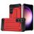 Mobigear Outdoor Coque Samsung Galaxy S24 Coque arrière Rigide Anti-Chocs - Rouge