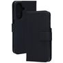 Mobiparts Wallet Housse Samsung Galaxy A27 Etui en Cuir Véritable Porte-Monnaie - Noir