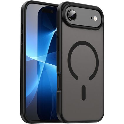 Mobigear Shockproof iPhone Air MagSafe Plastique rigide Coque arrière - Noir