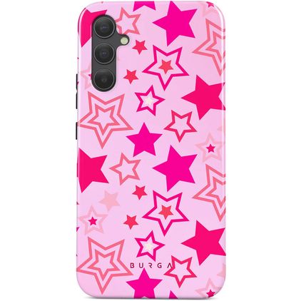 Burga Tough Coque Samsung Galaxy A34 Coque arrière Rigide Anti-Chocs - Plastic Sky