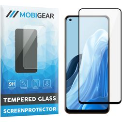Mobigear Premium OPPO Reno 7 4G Verre trempé Protection d'écran - Compatible coque - Noir