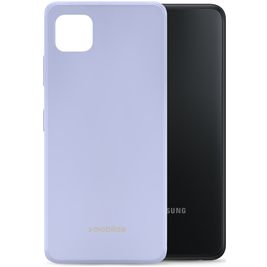 Mobilize Rubber Gelly Coque Samsung Galaxy A22 5G Coque arrière en TPU Souple - Pastel Purple