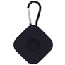 Mobigear Square Key Coque Apple AirTag Porte-clés en Silicone Souple - Noir