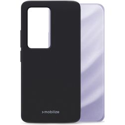 Mobilize Rubber Gelly Coque Xiaomi Redmi 15 Coque arrière en TPU Souple - Noir