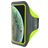 Mobiparts Comfort Fit Brassard Téléphone iPhone X Brassard Coque de Sport en Neoprène - Neon Green