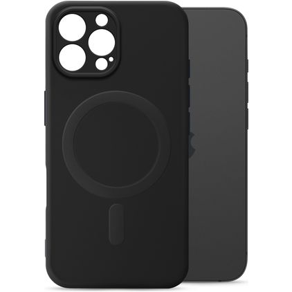 My Style Protective Flex Coque iPhone 16 Pro Max MagSafe Coque arrière en TPU Souple - Noir