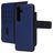 Mobiparts Housse Samsung Galaxy S25 Etui avec Coque Détachable en Cuir Véritable Porte-Monnaie - Bleu