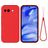 Mobigear Rubber Touch Coque Google Pixel 10a Coque arrière en Silicone - Rouge