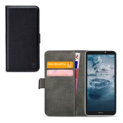 Mobilize Classic Gelly Wallet Housse Nokia C2 2E Etui Porte-Monnaie - Noir