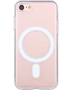Mobigear Crystal Coque Transparente iPhone SE (2022) MagSafe Coque arrière Rigide - Transparent