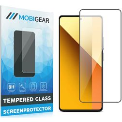 Mobigear Premium Xiaomi Redmi Note 13 5G Verre trempé Protection d'écran - Compatible Coque - Noir