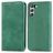 Mobigear Retro Slim Samsung Galaxy S21 FE Étui Portefeuille - Vert