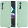 Mobigear Rubber Touch Coque Motorola Edge 30 Coque arrière en Silicone - Vert