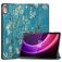 Mobigear Tri-Fold Coque Lenovo Tab P11 Gen 2 Etui - Fleurs d'amande