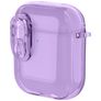 Mobigear Crystal Clip Coque Apple AirPods 2 Coque Rigide - Violet