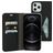 Mobiparts Classic Wallet Housse iPhone 12 Pro Max Etui Porte-Monnaie - Noir