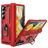 Mobigear Armor Ring Coque Samsung Galaxy Z Fold 6 Coque arrière Rigide Anti-Chocs avec Anneau-Support - Rouge