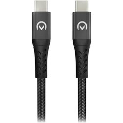 Mobilize Strong Nylon - Câble USB-C vers USB-C 2 mètres - Noir