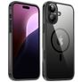 Valenta Trend Coque iPhone 16 MagSafe Coque arrière Rigide - Noir