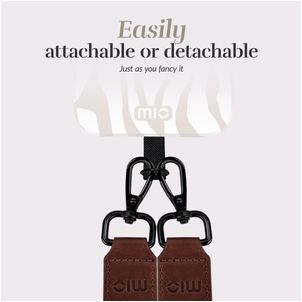 MIO Lanyard - Cordon de téléphone universel ajustable - Sandy Zebra